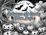 Halloween Ai Spooky Colors Page Online coloring Games on NaptechGames.com