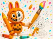 Halloween Labubu Coloring & Drawing Game Online coloring Games on NaptechGames.com