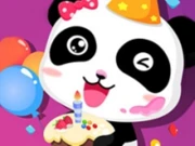 Happy Birthday Party With Baby Panda Online Hypercasual Games on NaptechGames.com