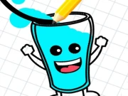Happy Glass : Fill the Glass by Draw Lines Online Puzzle Games on NaptechGames.com