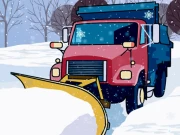 Hidden Snowflakes in Plow Trucks Online Puzzle Games on NaptechGames.com