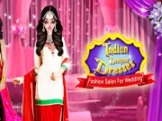 Indian Designer Dresses Fashion Salon for Wedding Online junior Games on NaptechGames.com