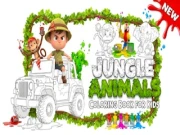 Jungle Animals Coloring Book for Kids Online coloring Games on NaptechGames.com