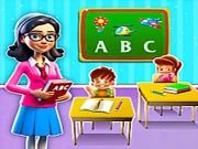 Kindergarten School Teacher Online Girls Games on NaptechGames.com