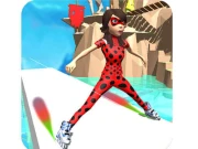 Ladybug Skating Rink Sky Online Girls Games on NaptechGames.com