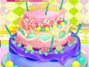 Little Girl Birthday Cake Online Girls Games on NaptechGames.com