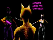 Lizard Lady vs the Cats Online Shooting Games on NaptechGames.com