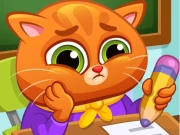Lovely Virtual Cat At School Online Girls Games on NaptechGames.com