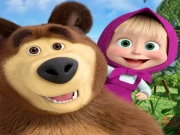 Masha And Bear Jigsaw Puzzle Online Puzzle Games on NaptechGames.com