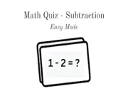 Math Quiz - Subtraction Online math Games on NaptechGames.com