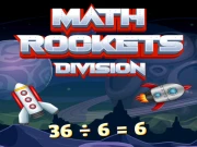 Math Rockets Division Online Educational Games on NaptechGames.com