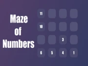 Maze of Numbers Online puzzle Games on NaptechGames.com