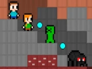 MCBros PixelCraft Online platformer Games on NaptechGames.com