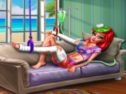 Mermaid Home Recovery Online Dress-up Games on NaptechGames.com