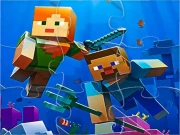 Minecraft Jigsaw Puzzle Online Puzzle Games on NaptechGames.com
