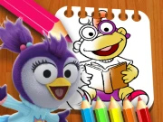 Muppet Babies Coloring Book Online Puzzle Games on NaptechGames.com