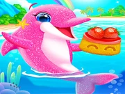 My Twin Dolphin Baby Care Online Hypercasual Games on NaptechGames.com