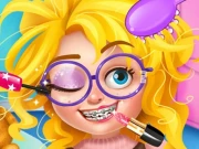 Nerdy Girl Makeup Salon Online Girls Games on NaptechGames.com