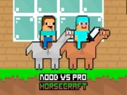 Noob vs Pro HorseCraft Online two-player Games on NaptechGames.com