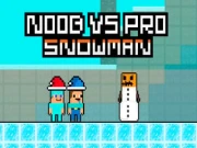 Noob vs Pro Snowman Online two-player Games on NaptechGames.com