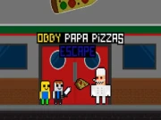 Obby Papa Pizzas Escape Online two-player Games on NaptechGames.com