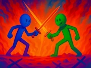 Obby Stickman - On Swords Online stickman Games on NaptechGames.com