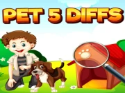Pet 5 Diffs Online Puzzle Games on NaptechGames.com