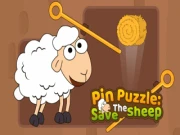 Pin Puzzle Save The Sheep Online brain Games on NaptechGames.com