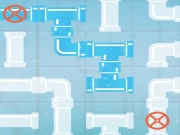 Pipes Flood Puzzle Online Puzzle Games on NaptechGames.com