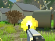 Pixel Village Battle 3D.IO Online Shooting Games on NaptechGames.com