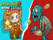 Plant Girl Defense Zombie Online strategy Games on NaptechGames.com