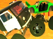 Police VS Bandits Monster Truck Online racing Games on NaptechGames.com