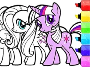 Pony Coloring Book 5 Online Hypercasual Games on NaptechGames.com