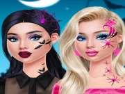 Pop Culture Halloween Makeup Online Dress-up Games on NaptechGames.com