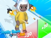 Pretty Sheep Run Online runner Games on NaptechGames.com