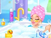 Princess Back Spa Salon Online Puzzle Games on NaptechGames.com