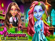 Princesses at Horror School Online halloween Games on NaptechGames.com