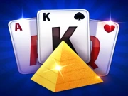 Pyramid Solitaire Blue Online Cards Games on NaptechGames.com