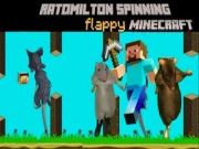 Ratomilton Spinning Flappy Minecraft Online casual Games on NaptechGames.com
