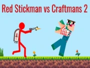 Red Stickman vs Craftmans 2 Online platformer Games on NaptechGames.com