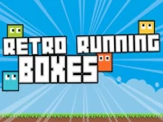 Retro Running Boxes Online platformer Games on NaptechGames.com