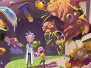 Rick and Morty Slide Online Puzzle Games on NaptechGames.com
