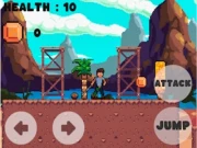 Rock Monster Warrior Online platformer Games on NaptechGames.com