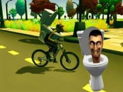 Skibidi Toilet Bike Riding Online bike Games on NaptechGames.com