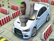 Skibidi Toilet Parking Car Online driving Games on NaptechGames.com