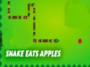 Snake Eats Apples Online snake Games on NaptechGames.com