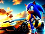 Sonic Run for Lamborghini Online Hypercasual Games on NaptechGames.com