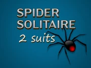 Spider Solitaire 2 Suits Online Puzzle Games on NaptechGames.com