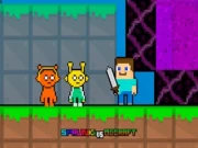 Sprunki vs MCCraft Online minecraft Games on NaptechGames.com
