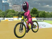 Squid Gamer BMX Freestyle Online Racing Games on NaptechGames.com